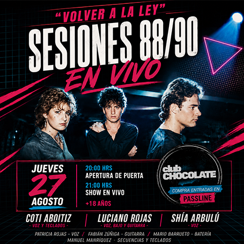 La formación original de La Ley agenda presentación en vivo